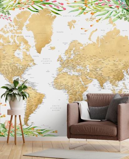 verdor rosa y verde que enmarca un fondo de pantalla de mapa del mundo verdor rosa y verde que enmarca un fondo de pantalla de mapa del mundo