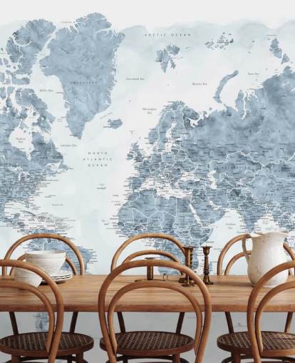 grey and white world map wallpaper