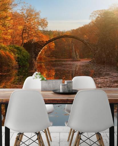 Wandbild Autumn Lake von 1x Photography für Küchen, Badezimmer und Schlafzimmer