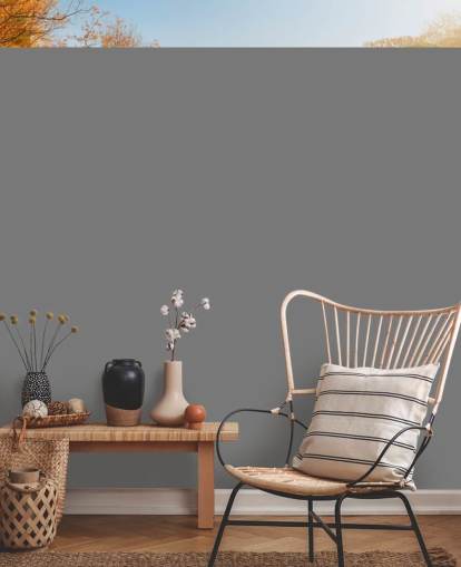 Decorazione murale «Autumn Lake» di 1x, motivo: bosco arancione con ponte in pietra, fotografia per cucine, bagni e camere da letto