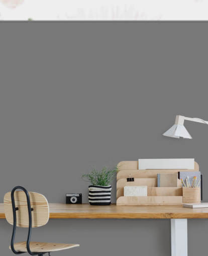 illustrert rosa foxgloves og grønne tapet