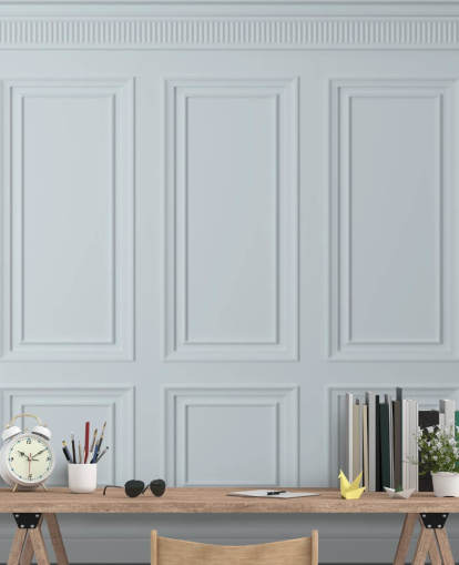 weißes, kundenspezifisches Wandbild mit dem Namen Off White Panel für Esszimmer, Küchen und Wohnzimmer