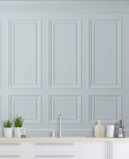 valkoinen mukautettu paneelin taustakuvamaalaus nimeltä Off White Panel ruokasaleihin, keittiöihin ja olohuoneisiin valkoinen mukautettu paneelin taustakuvamaalaus nimeltä Off White Panel ruokasaleihin, keittiöihin ja olohuoneisiin