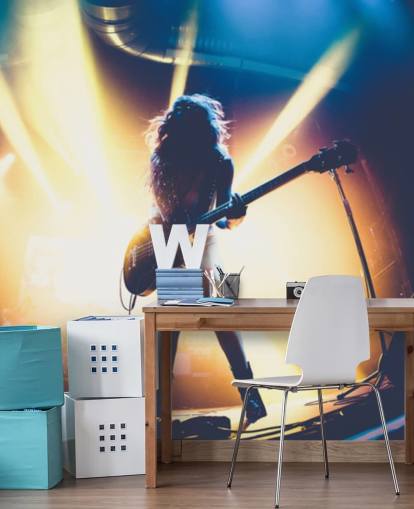 fondos de escritorio de rock star silhouette