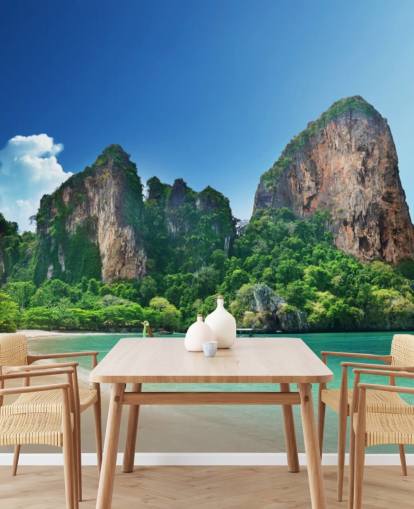 Railay beach in Krabi Wall Mural