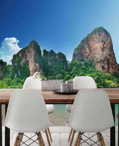 Railay beach in Krabi Wall Mural