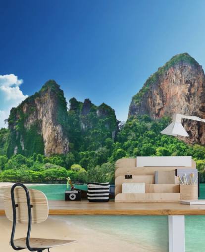 Railay beach in Krabi Wall Mural