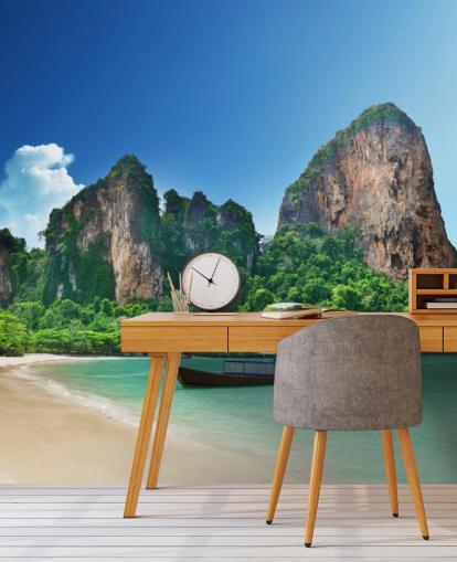 Railay-stranden i Krabi Veggmaleri Railay-stranden i Krabi Veggmaleri