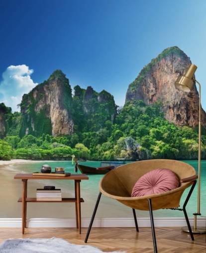 Railay beach in Krabi Wall Mural