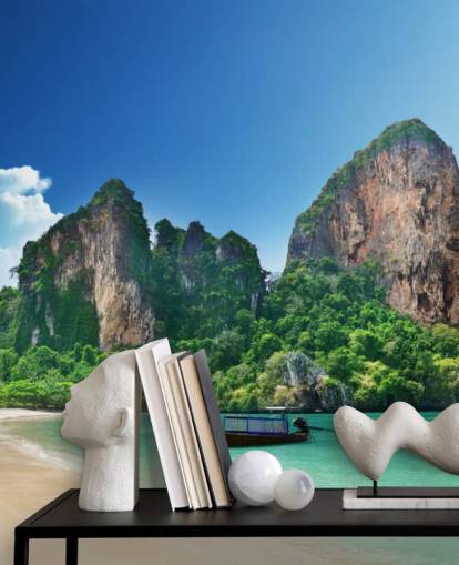 Railay beach in Krabi Wall Mural Railay beach in Krabi Wall Mural