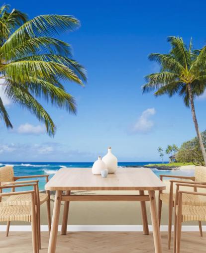 Hawaii Palms väggmålning