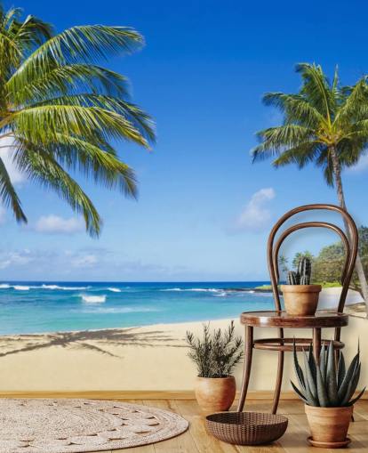 Hawaii Palms Vægmaleri