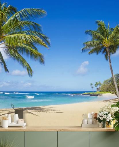 Hawaii Palms Wall Mural