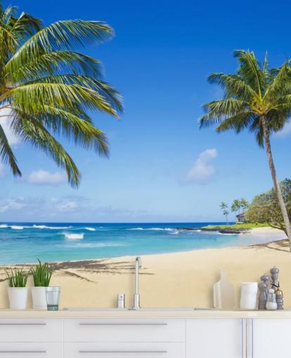 Hawaii Palms Wall Mural Hawaii Palms Wall Mural