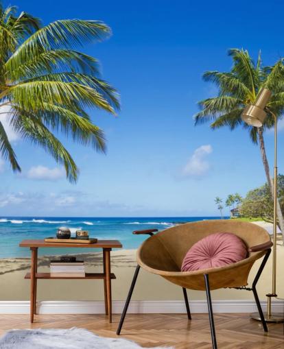 Hawaii Palms väggmålning
