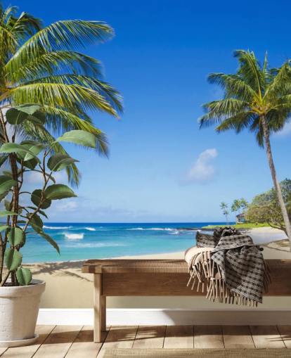 Hawaii Palms Wall Mural