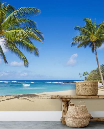 Hawaii Palms Wall Mural Hawaii Palms Wall Mural