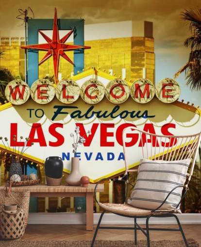 Bienvenue à Las Vegas Las Vegas Welcome Wallpaper 