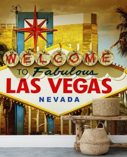 Las Vegas Välkommen Las Vegas Welcome Wallpaper 