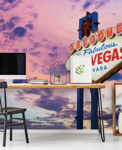 pink and blue customizable las vegas wallpaper mural called Welcome to Las Vegas Sign for home offices, bedrooms and businesses pink and blue customizable las vegas wallpaper mural called Welcome to Las Vegas Sign for home offices, bedrooms and businesses