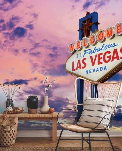 pink and blue customizable las vegas wallpaper mural called Welcome to Las Vegas Sign for home offices, bedrooms and businesses pink and blue customizable las vegas wallpaper mural called Welcome to Las Vegas Sign for home offices, bedrooms and businesses