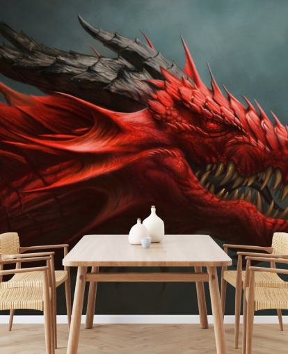 red dragon head wallpaper