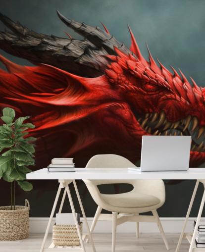 red dragon head wallpaper