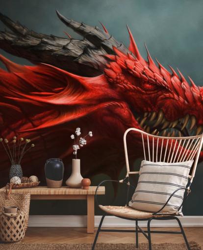 red dragon head wallpaper