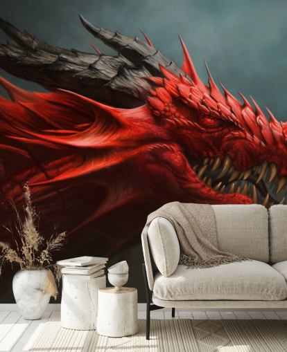 red dragon head wallpaper