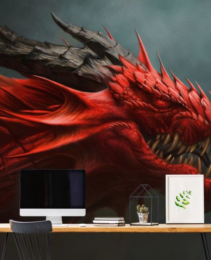 red dragon head wallpaper