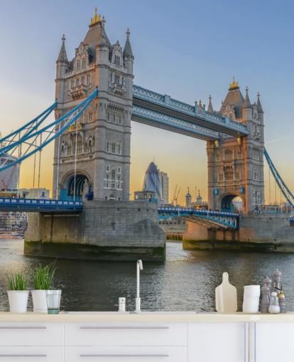 London Tower Bridge behang London Tower Bridge behang