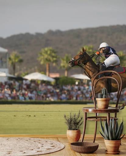 polo hestehopping veggmaleri