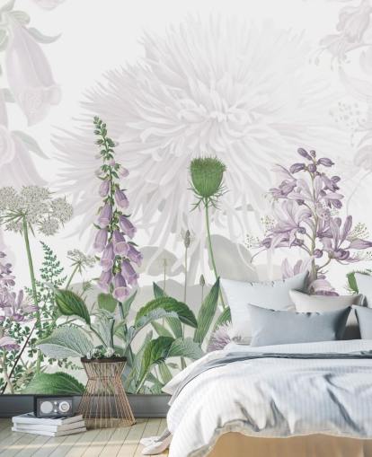 illustrert lilla fox hansker tapet illustrert lilla fox hansker tapet