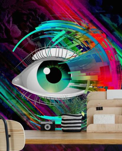 Bright Eye Graffiti Baggrund Bright Eye Graffiti Baggrund