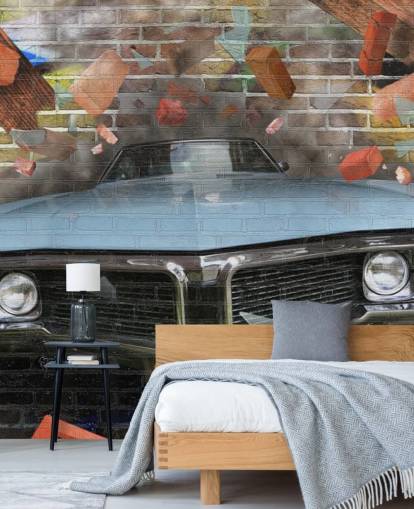 Papier Peint Graffiti Car Smash