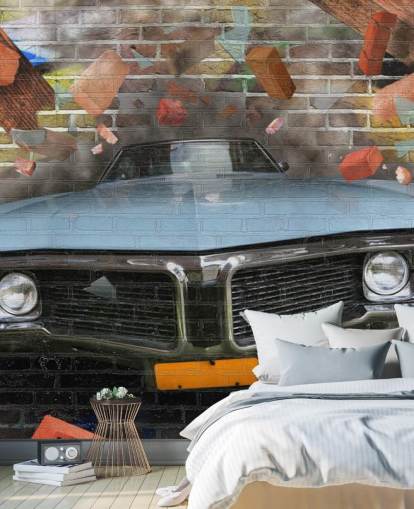 Fondo de pantalla de graffiti car smash Fondo de pantalla de graffiti car smash