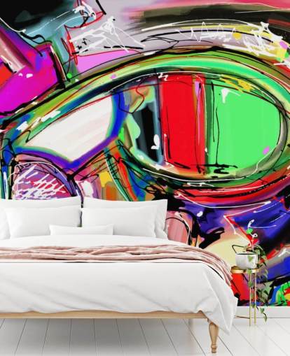Abstract Colourful Graffiti Wallpaper Abstract Colourful Graffiti Wallpaper