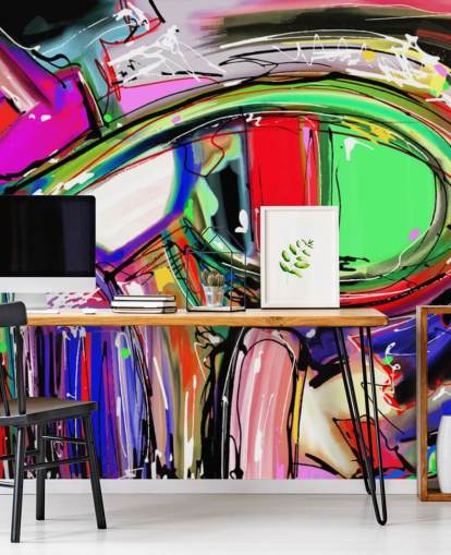 Abstract Colourful Graffiti Wallpaper Abstract Colourful Graffiti Wallpaper