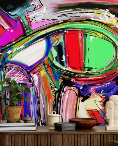 Abstract Colourful Graffiti Wallpaper Abstract Colourful Graffiti Wallpaper