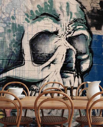 Skull Face Graffiti Wallpaper Skull Face Graffiti Wallpaper