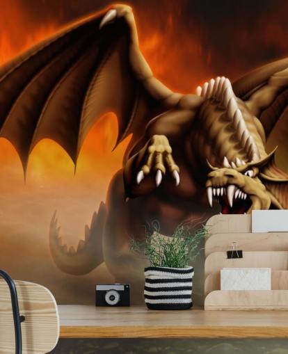 Kindvriendelijk Dragon Behang Kindvriendelijk Dragon Behang