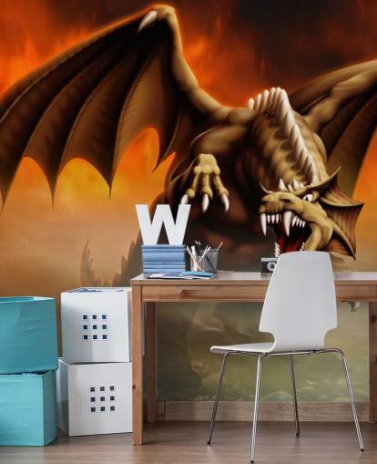 Child Friendly Dragon Wallpaper