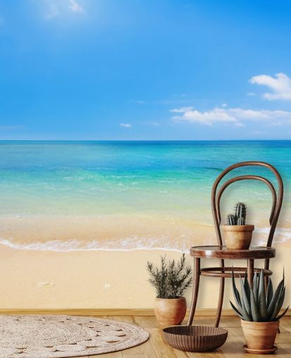 Papéis de parede de praia e mar tropical