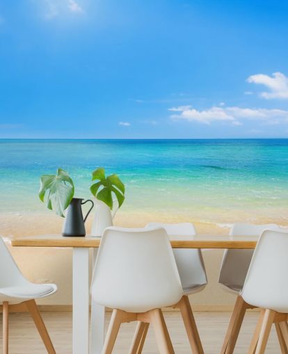 Fondos de pantalla de playa y mar tropical