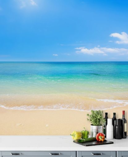 Fondos de pantalla de playa y mar tropical