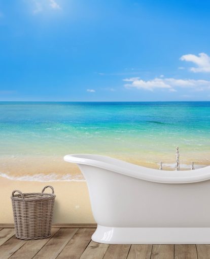 Fonds d'écran plage et mer tropicale