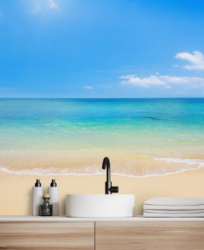 Strandtapeten und tropisches Meer