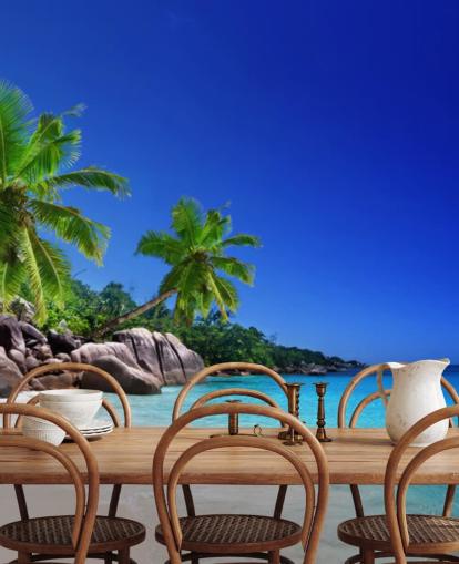 Tropical Beach Bakgrunn Tropical Beach Bakgrunn