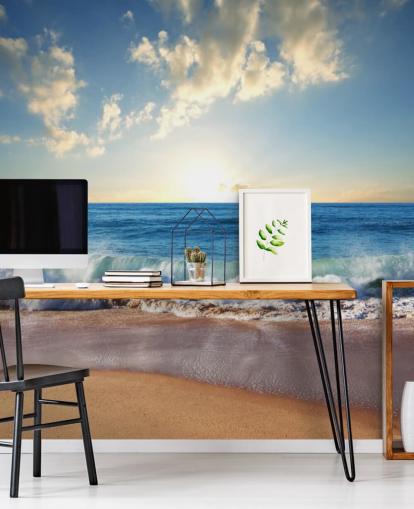 Beach Scene Bakgrunn Beach Scene Bakgrunn