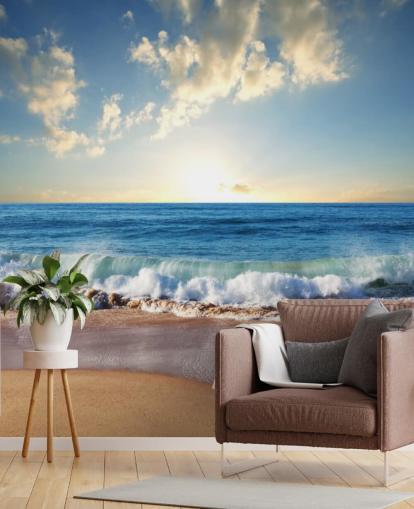 Beach scen Bakgrund Beach scen Bakgrund